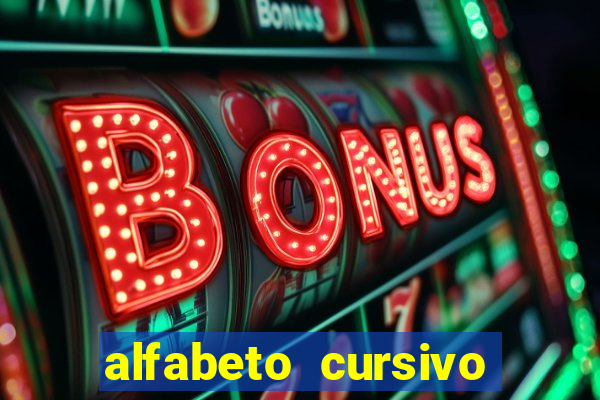 alfabeto cursivo pontilhado para imprimir pdf